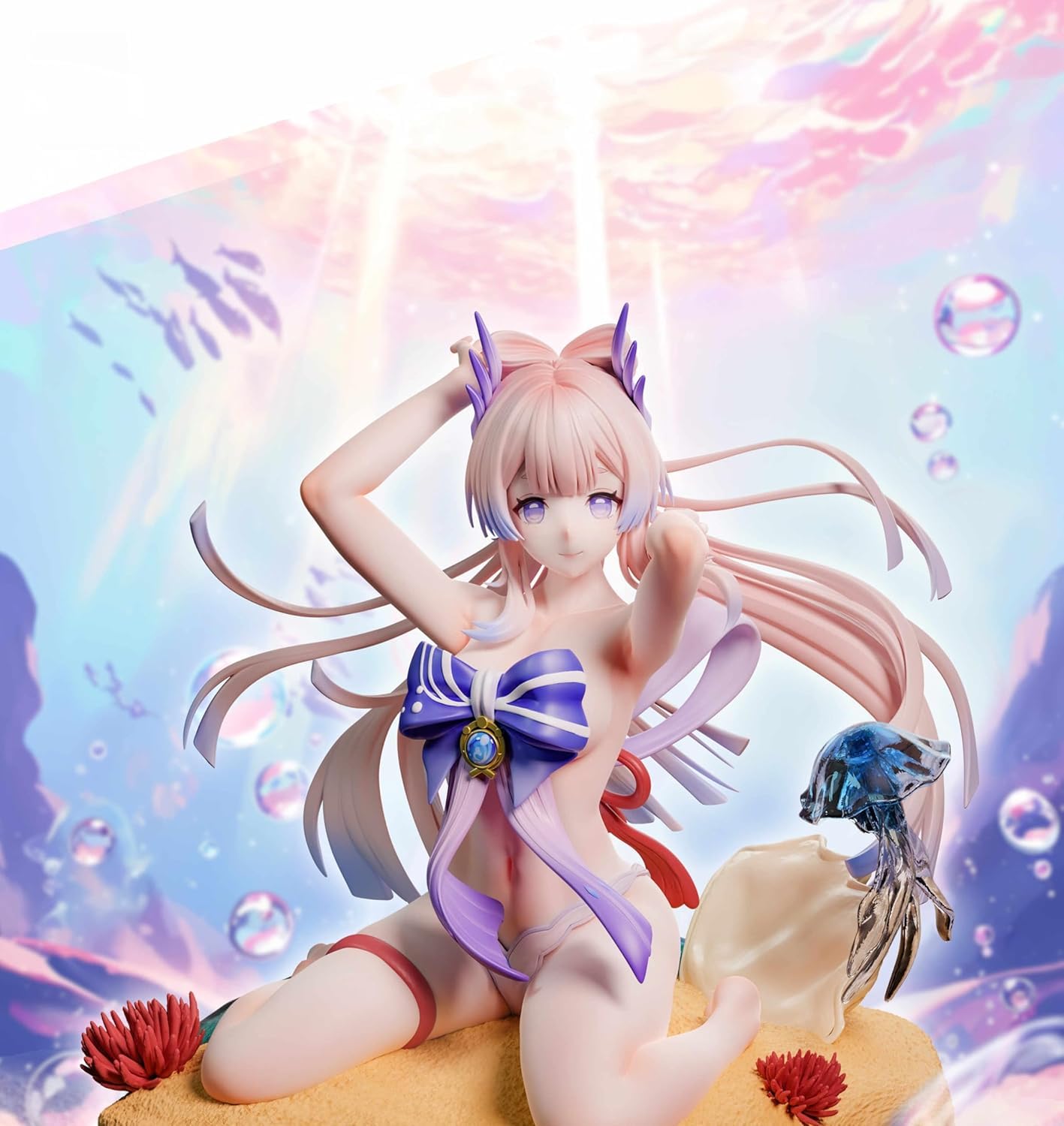 Amazon.co.jp: 珊瑚宮心海 さんごのみやここみ フィギュア 水着Ver. 1